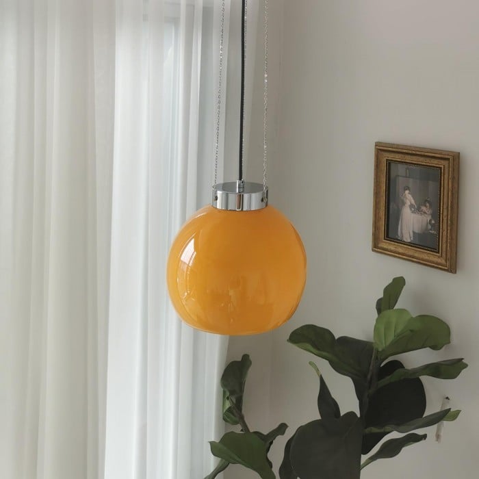 Retro Bauhaus Półokrągła Lampa Wisząca| 1+1 GRATIS