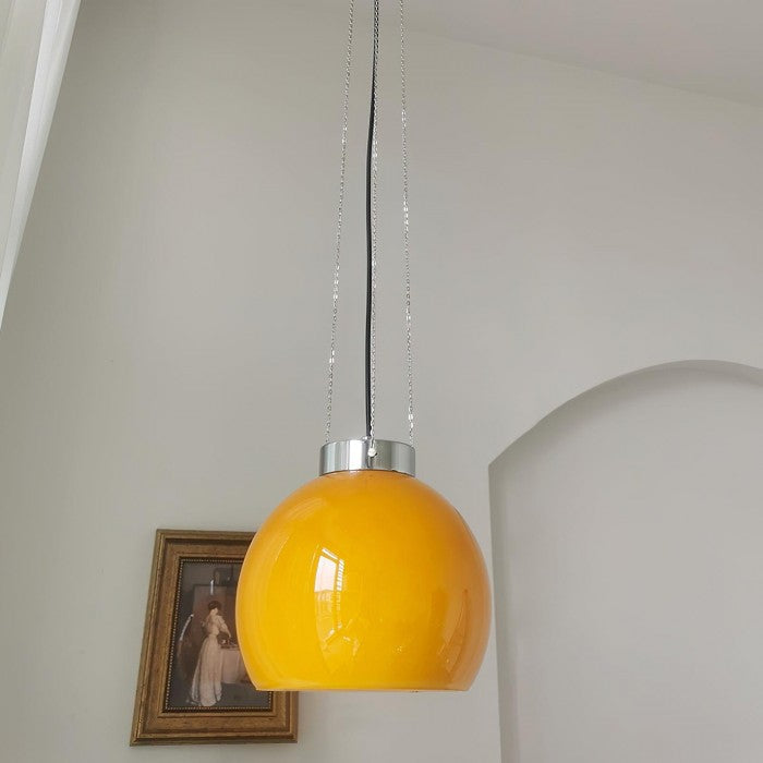 Retro Bauhaus Półokrągła Lampa Wisząca| 1+1 GRATIS