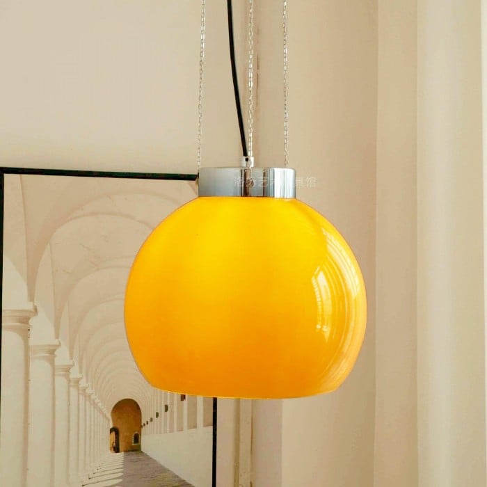 Retro Bauhaus Półokrągła Lampa Wisząca| 1+1 GRATIS
