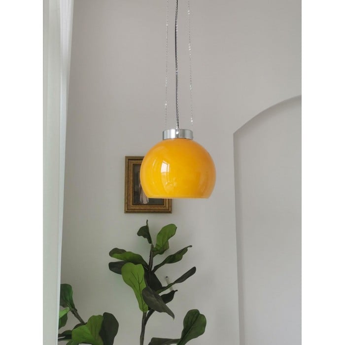 Retro Bauhaus Półokrągła Lampa Wisząca| 1+1 GRATIS