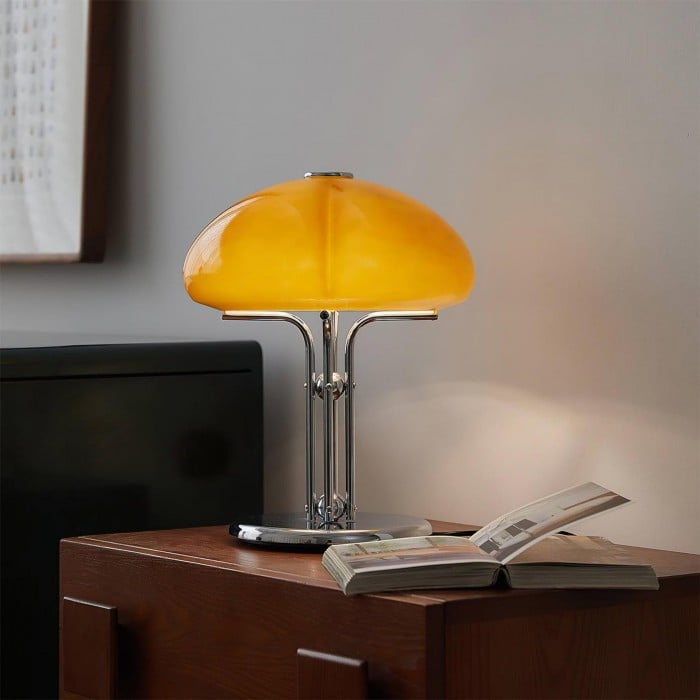 Retro lampa stołowa Bauhaus Champignon | 1+1 GRATIS