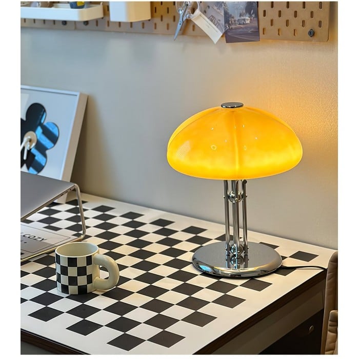 Retro Bauhaus Grzyb lampa stołowa | 1+1 GRATIS