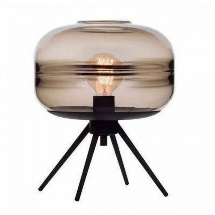 Retro Szklana Lampa Stołowa | 1+1 GRATIS