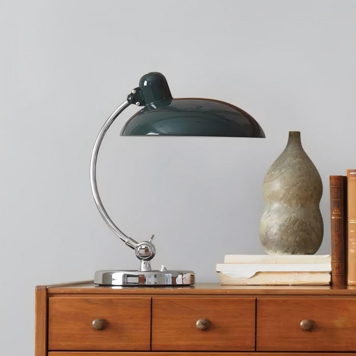 Retro Luxe Lampa Stołowa z Metalowym | 1+1 GRATIS