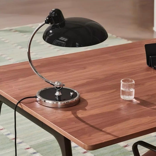 Retro Luxe Lampa Stołowa z Metalowym | 1+1 GRATIS