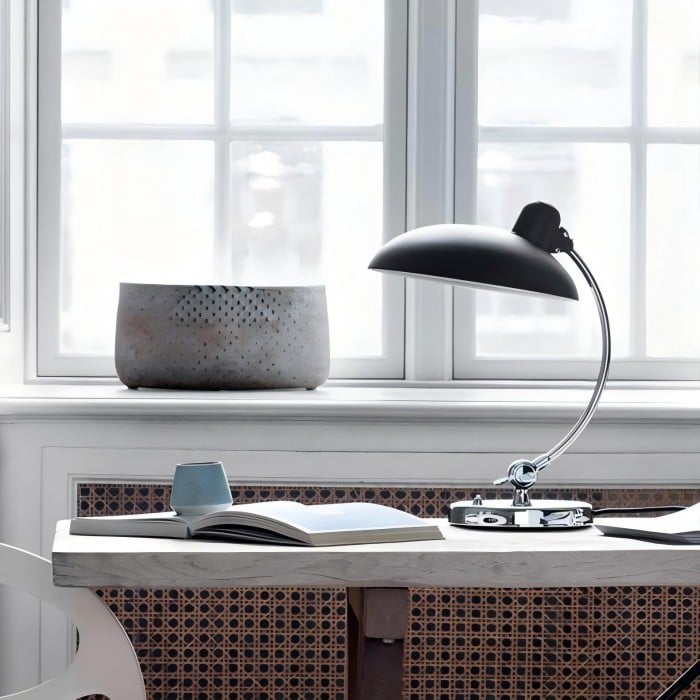 Retro Luxe Lampa Stołowa z Metalowym | 1+1 GRATIS